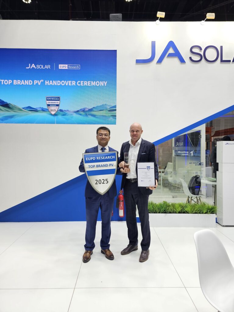 Top brand pv supplier ja solar